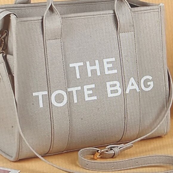 The Tote bag for Women, Leather Muddy gray #765 - Picture 1 of 12